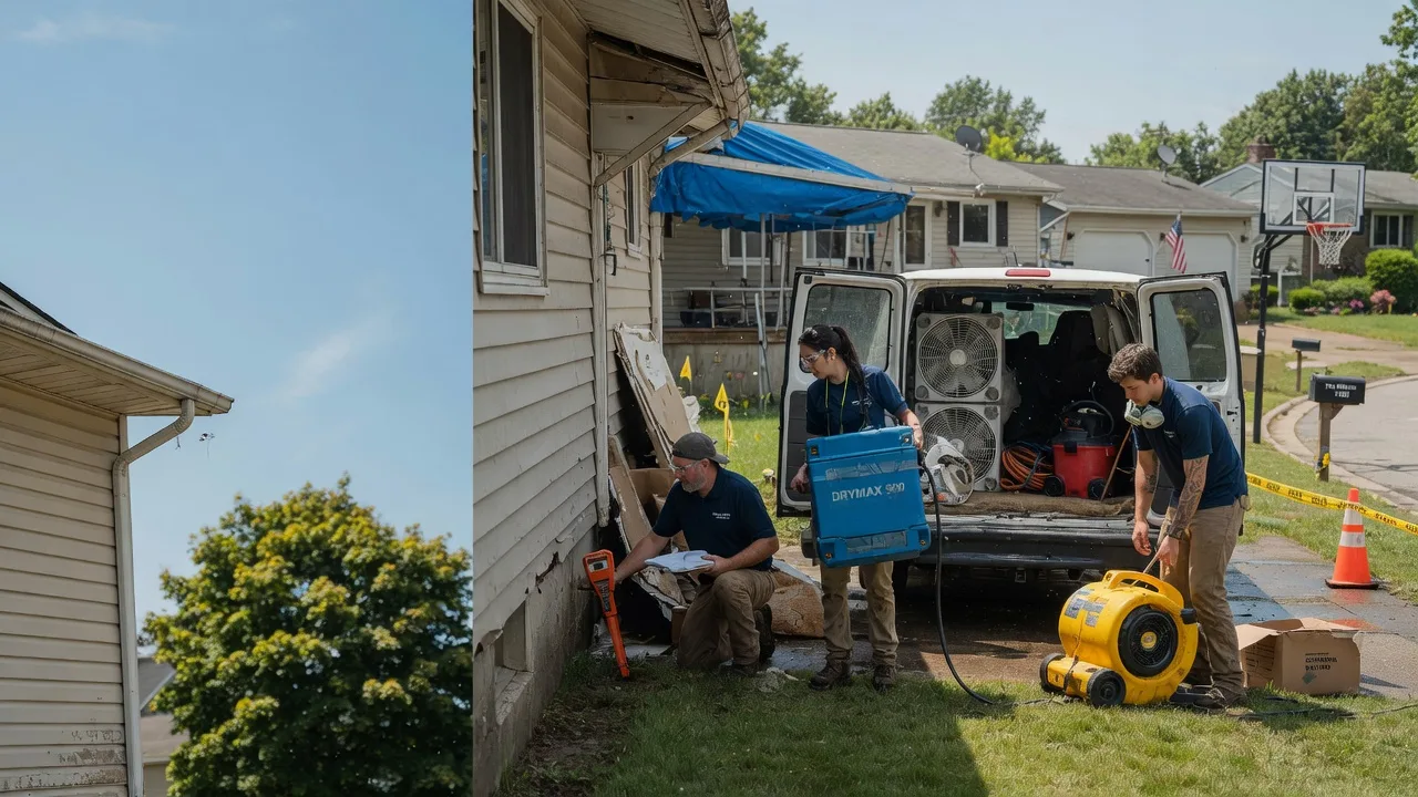 Ceiling Leak Cleanup in Oneida, WI near me