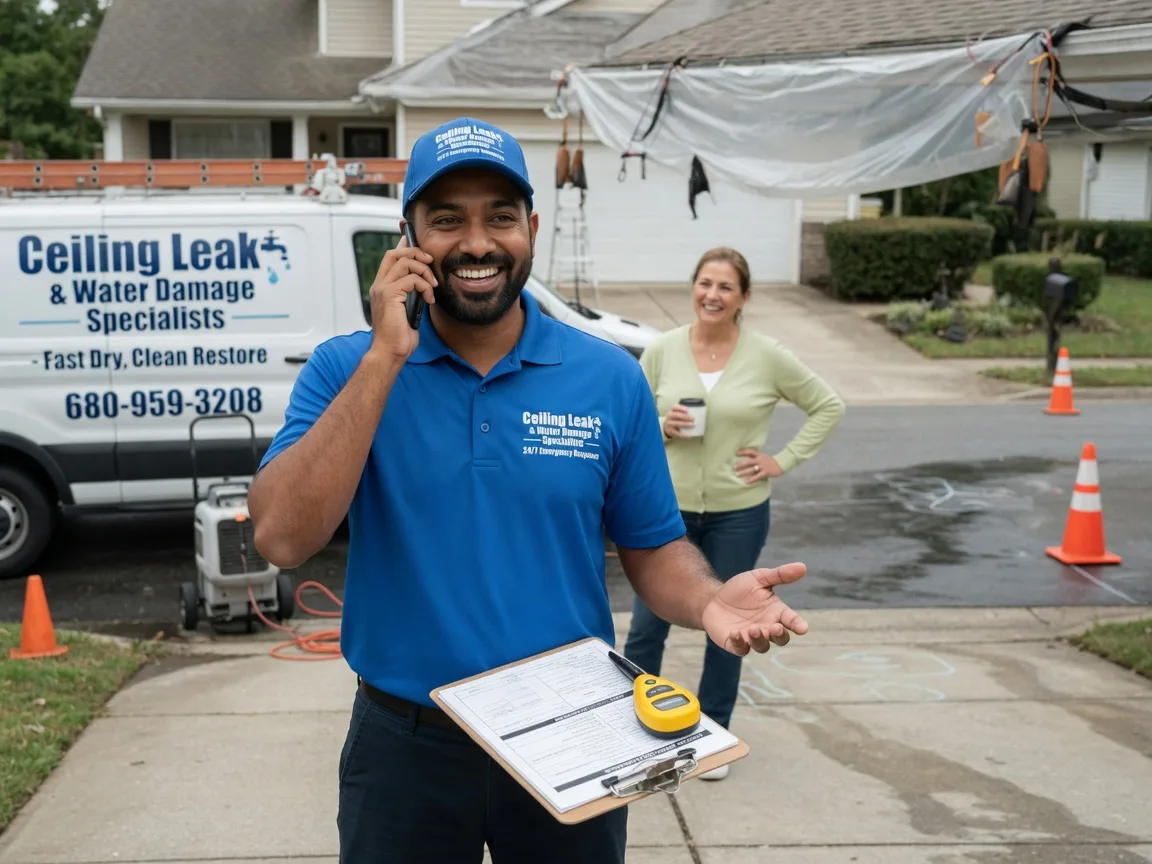 Ceiling Leak Cleanup Oneida, WI FAQs